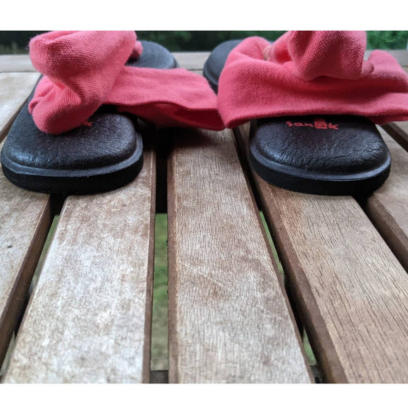 Sanuk Yoga Sling 2 Sandals Size 6 Pink Coral - Picture 5 of 7